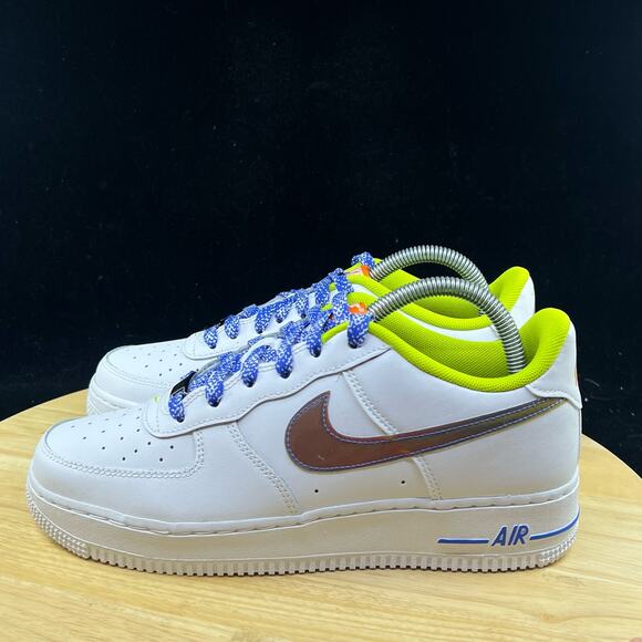Nike Air Force 1 LV8 (GS) DQ7767-100 White Sneakers Sz 6.5Y - Women’s Sz 8 - Picture 7 of 10